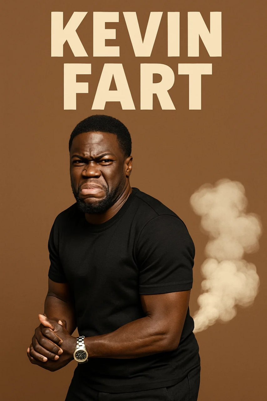 Kevin Fart mid-fart illustration